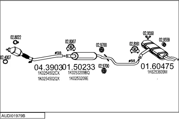 Изпускателна система MTS                 