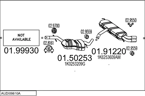 Изпускателна система MTS                 