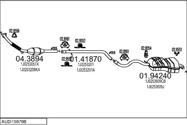Изпускателна система MTS                 