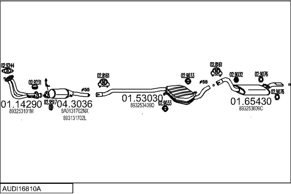 Изпускателна система MTS                 