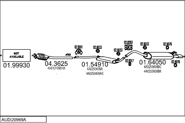 Изпускателна система MTS                 