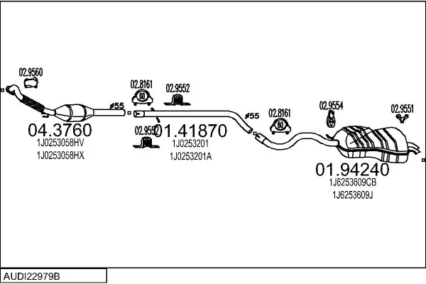 Изпускателна система MTS                 