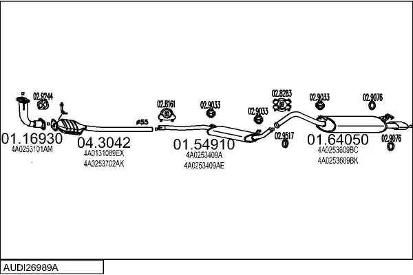 Изпускателна система MTS                 