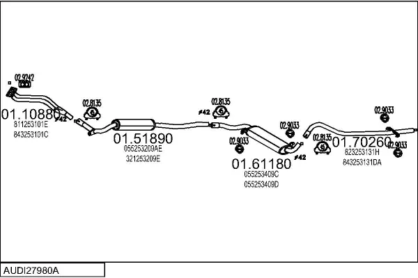 Изпускателна система MTS                 