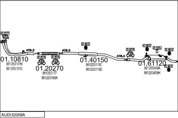 Изпускателна система MTS                 