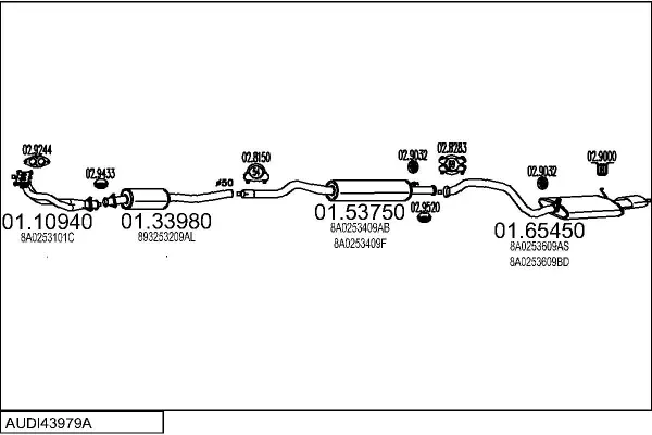 Изпускателна система MTS                 