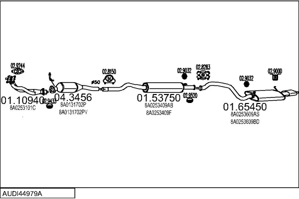 Изпускателна система MTS                 