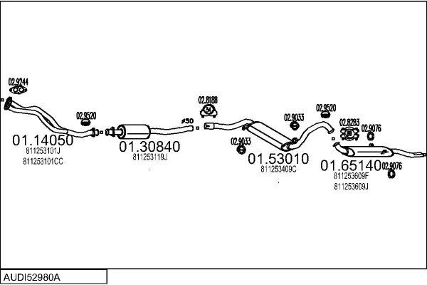Изпускателна система MTS                 