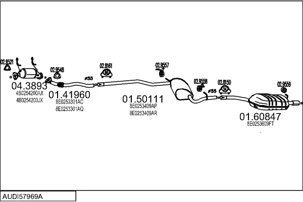 Изпускателна система MTS                 