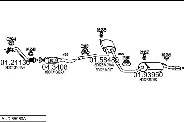 Изпускателна система MTS                 