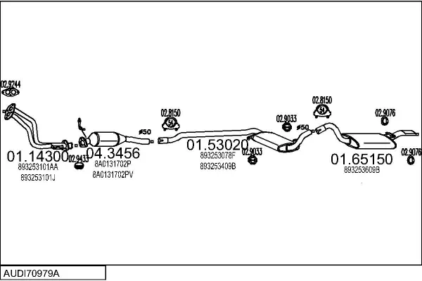 Изпускателна система MTS                 