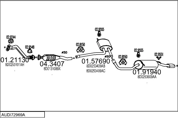 Изпускателна система MTS                 