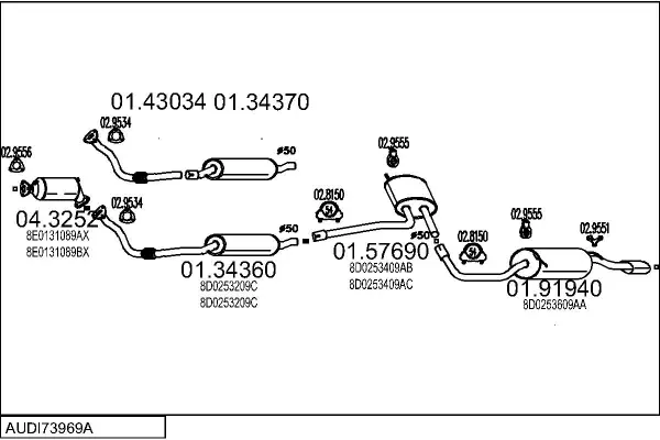Изпускателна система MTS                 