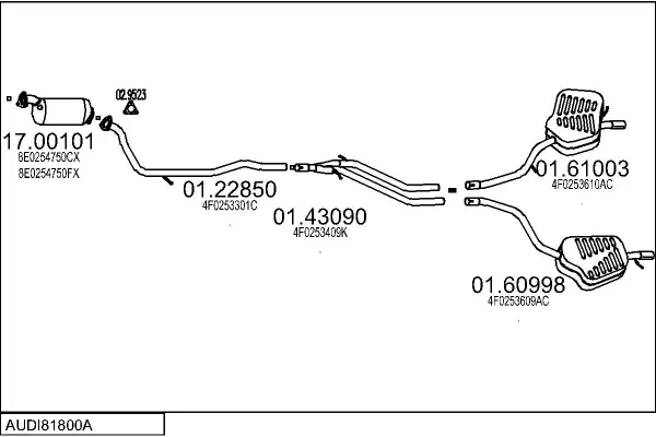Изпускателна система MTS                 