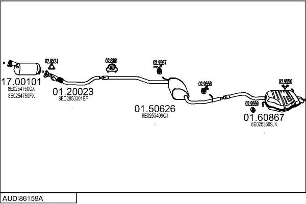 Изпускателна система MTS                 