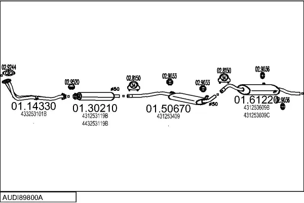 Изпускателна система MTS                 