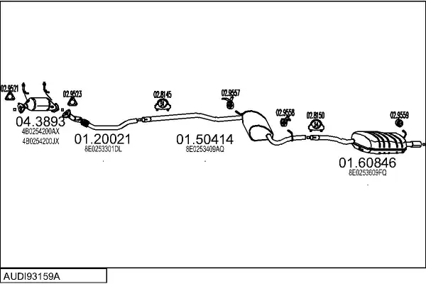 Изпускателна система MTS                 