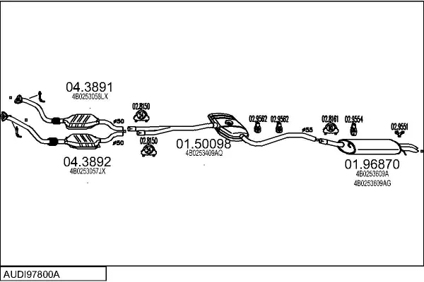 Изпускателна система MTS                 
