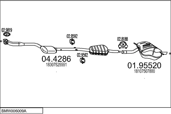 Изпускателна система MTS                 