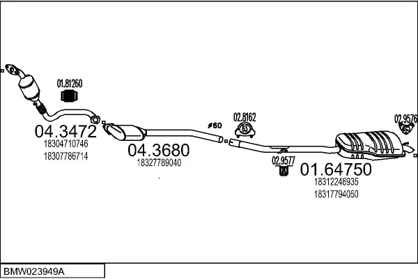 Изпускателна система MTS                 