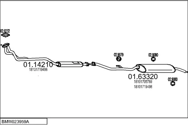 Изпускателна система MTS                 