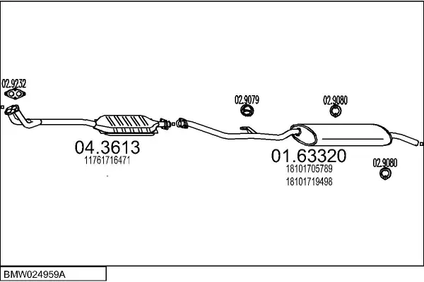 Изпускателна система MTS                 