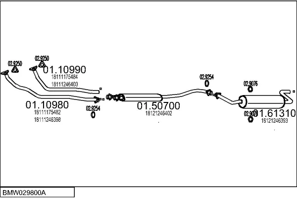 Изпускателна система MTS                 