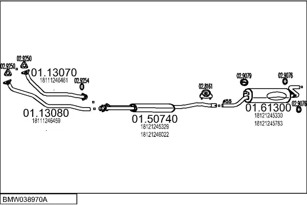 Изпускателна система MTS                 