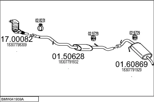 Изпускателна система MTS                 