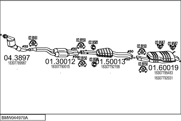 Изпускателна система MTS                 
