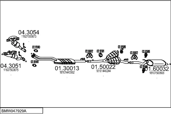 Изпускателна система MTS                 