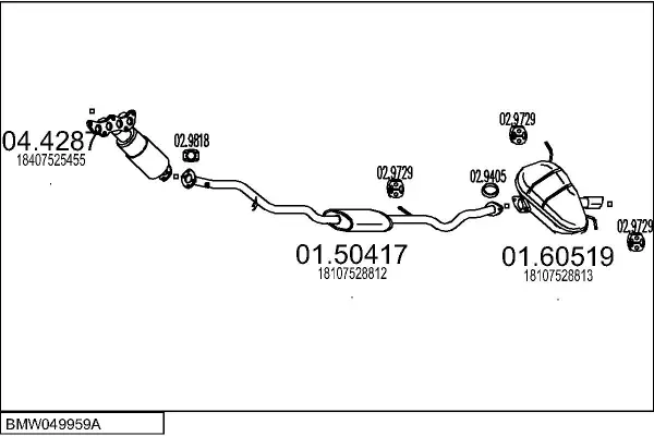 Изпускателна система MTS                 