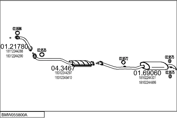 Изпускателна система MTS                 