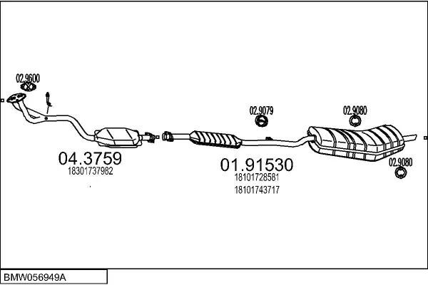 Изпускателна система MTS                 
