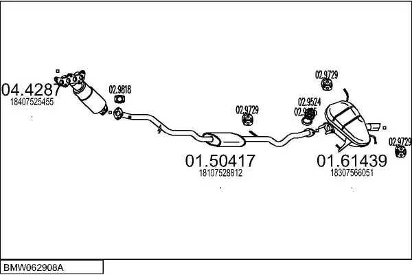 Изпускателна система MTS                 