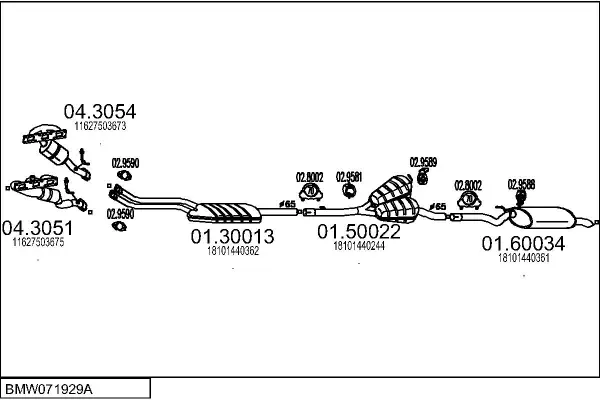 Изпускателна система MTS                 