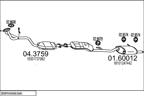 Изпускателна система MTS                 