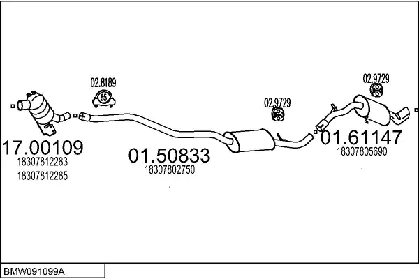 Изпускателна система MTS                 