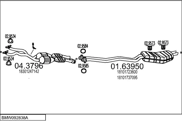 Изпускателна система MTS                 