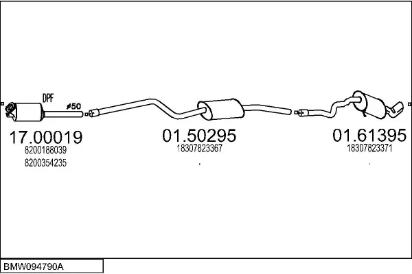 Изпускателна система MTS                 