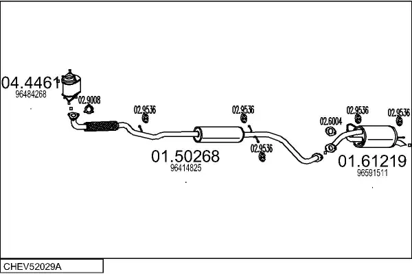 Изпускателна система MTS                 