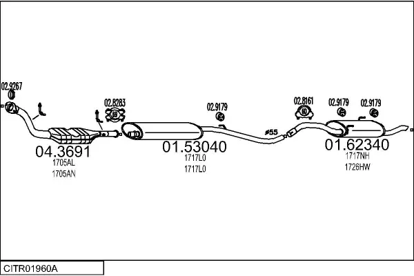 Изпускателна система MTS                 