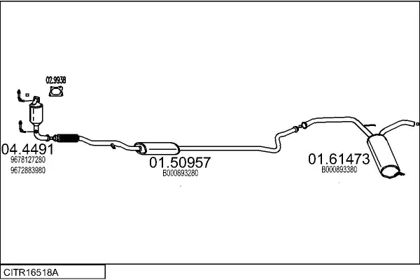 Изпускателна система MTS                 