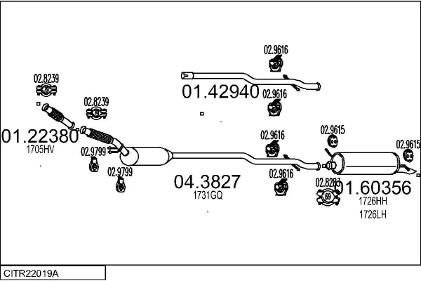 Изпускателна система MTS                 