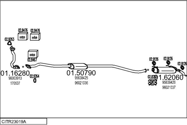 Изпускателна система MTS                 