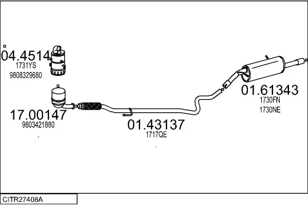 Изпускателна система MTS                 