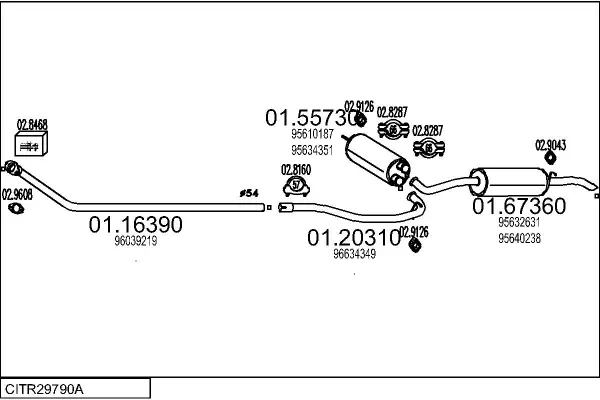 Изпускателна система MTS                 