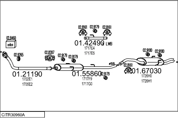Изпускателна система MTS                 