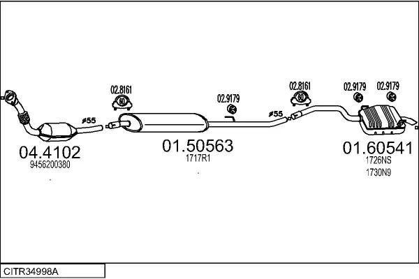 Изпускателна система MTS                 