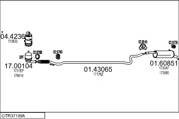 Изпускателна система MTS                 